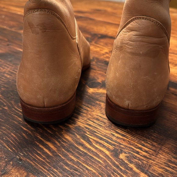 Vintage Hippopotamus withe Leather Boots with Aztec Western Detailing Sz 7.5 D - Picture 4 of 8